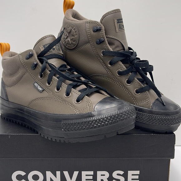 Converse Men’s CTAS MALDEN STREET BOOT MID TRUFFLE/HARVEST MOON/BLACK A09492C - Picture 5 of 16